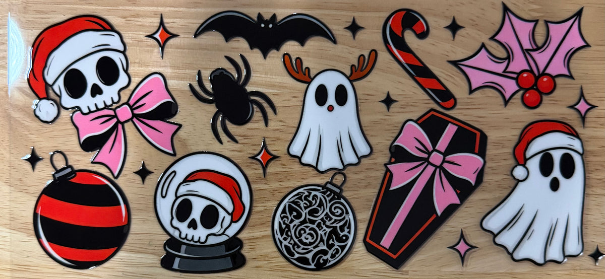 Halloween Christmas UVDTF Wrap