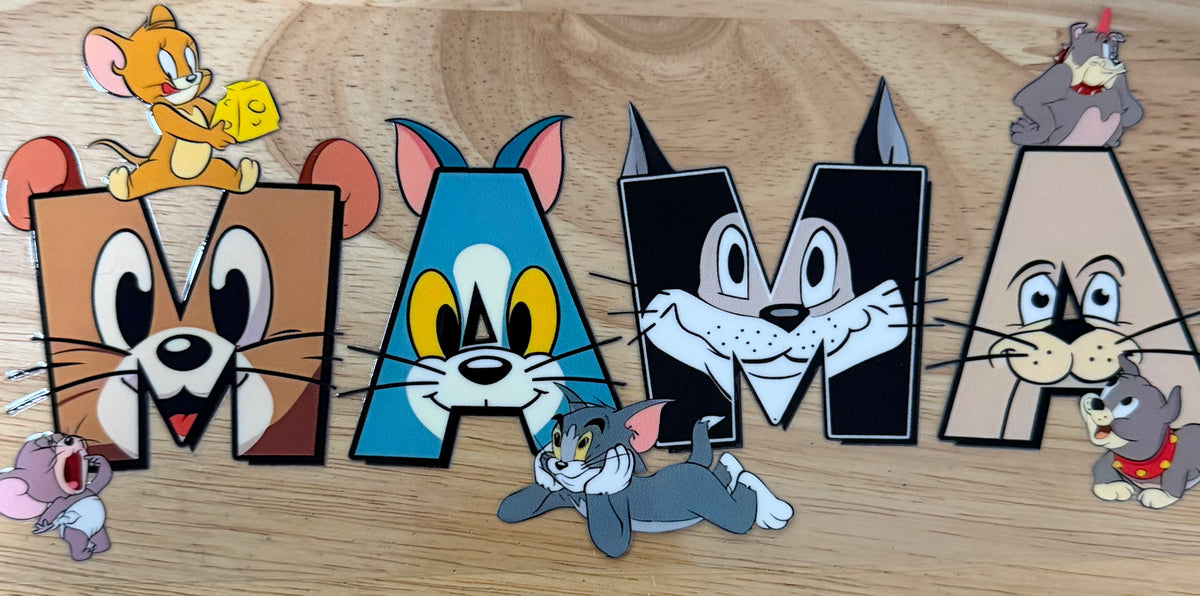 Tom & Jerry Mama UVDTF Wrap