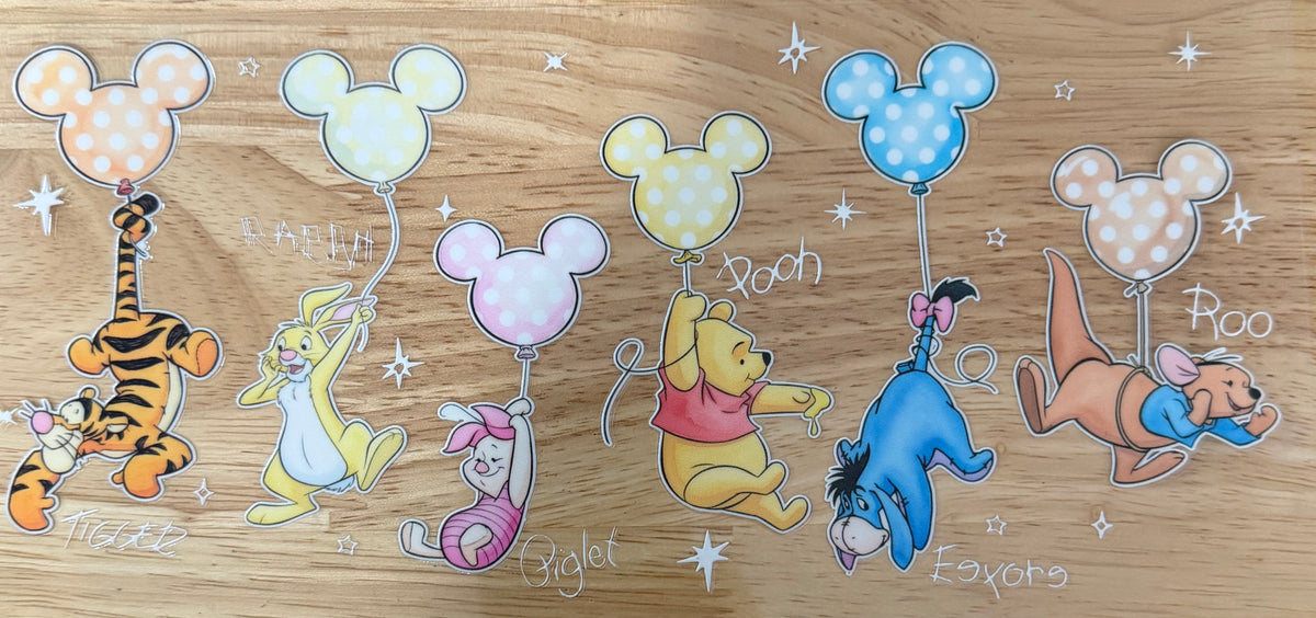 Winnie the Pooh UVDTF Wrap