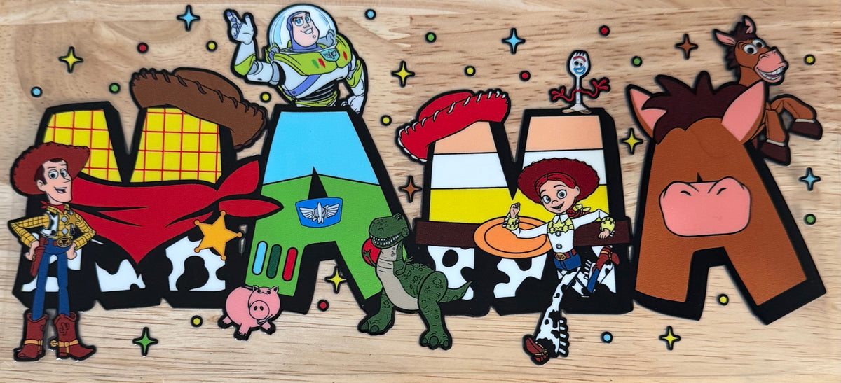 Toy Story Mama UVDTF Wrap
