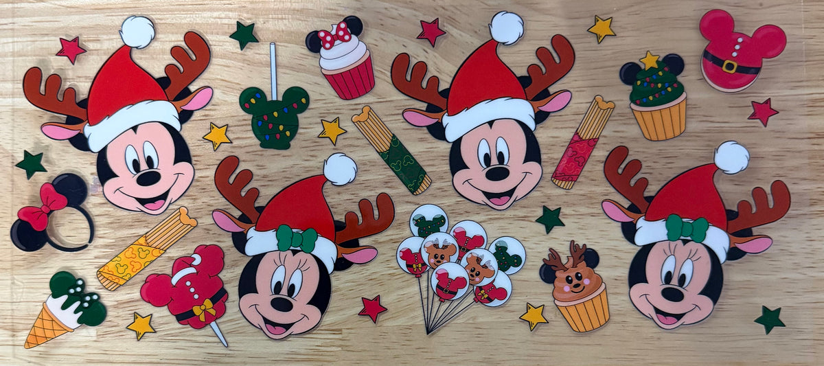 Mickey Christmas UVDTF Wrap
