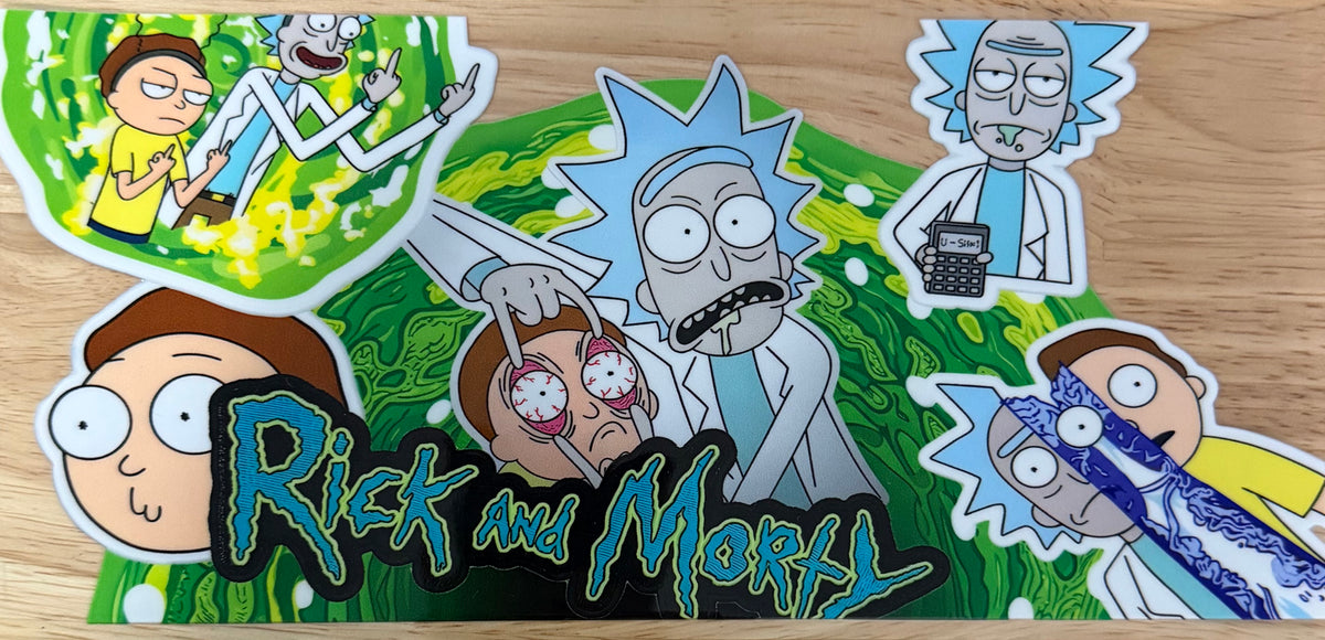 Rick & Morty UVDTF Wrap