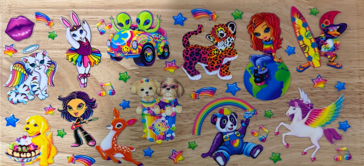 Lisa Frank UVDTF Wrap