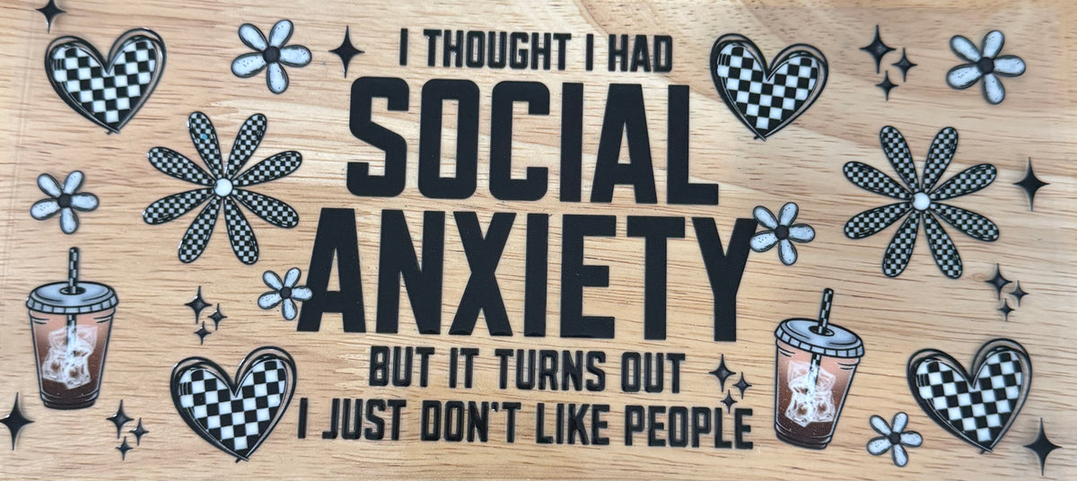 Social Anxiety UVDTF Wrap