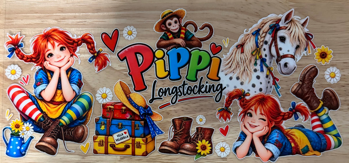 Pippi Longstocking UVDTF Wrap