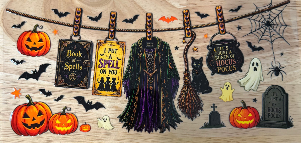 I Put a Spell on You UVDTF Wrap