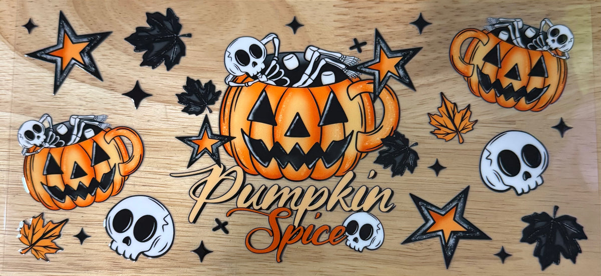 Pumpkin Spice UVDTF Wrap