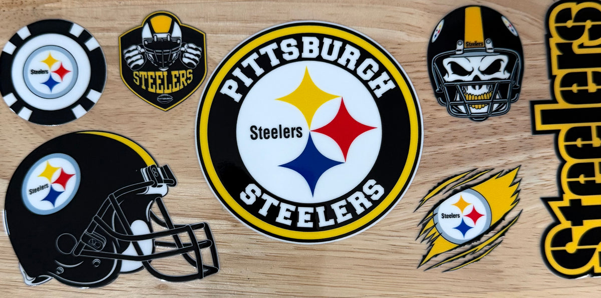 Steelers Football UVDTF Wrap