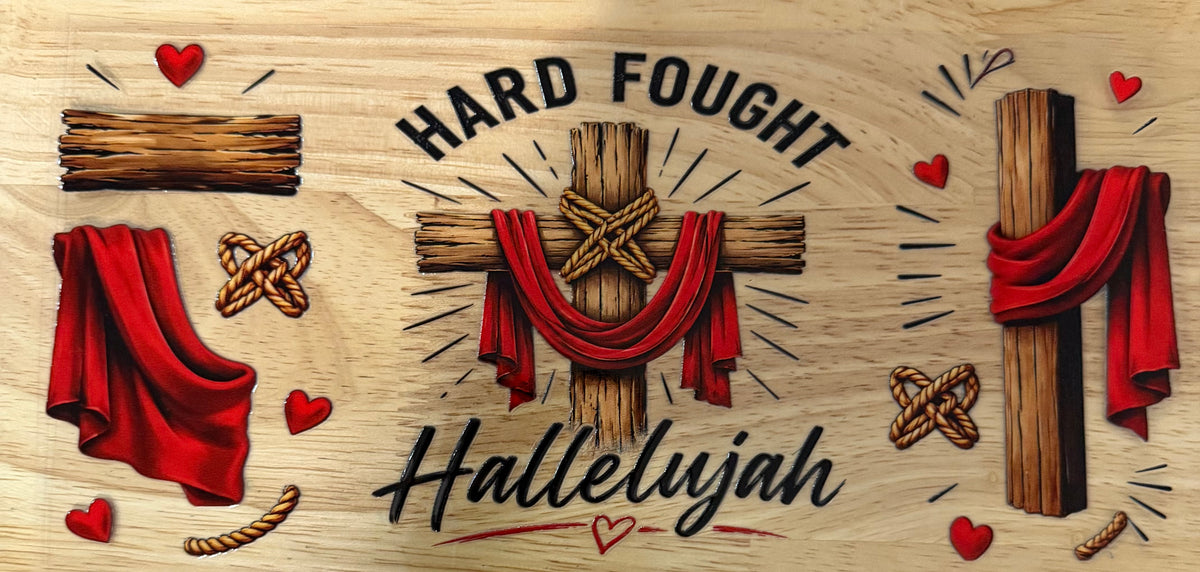 Hard Fought Hallelujah UVDTF Wrap