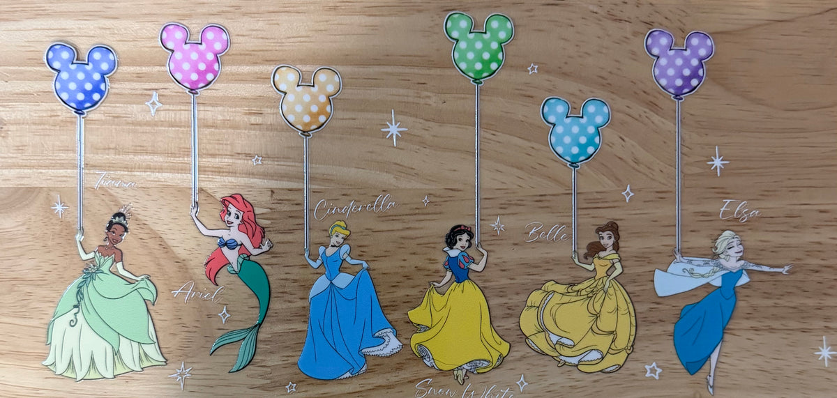Princess Balloons UVDTF Wrap