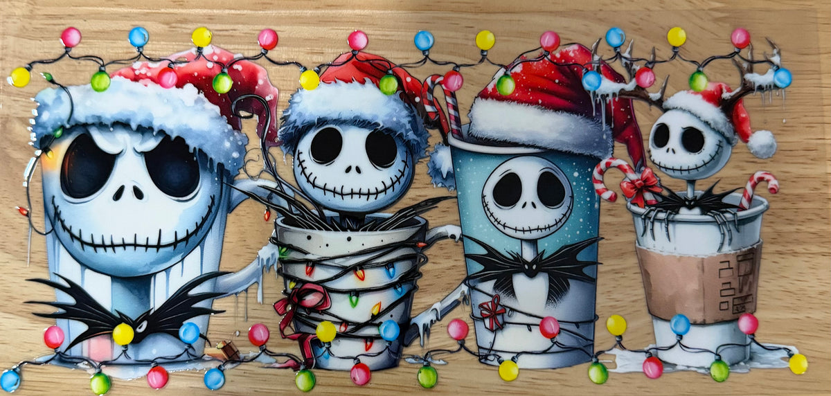 Christmas Jack Drinks UVDTF Wrap