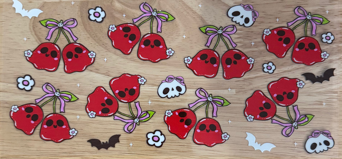 Cherry Ghost UVDTF Wrap
