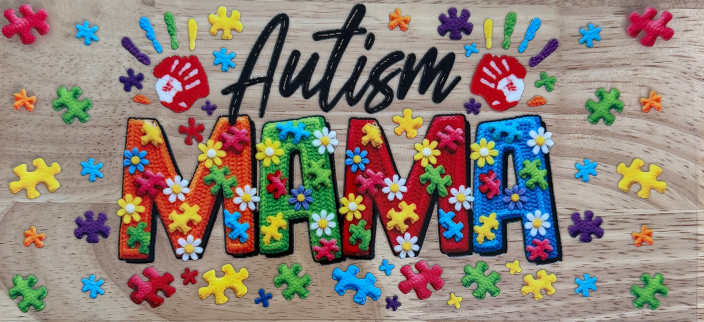 Autism Mama UVDTF Wrap