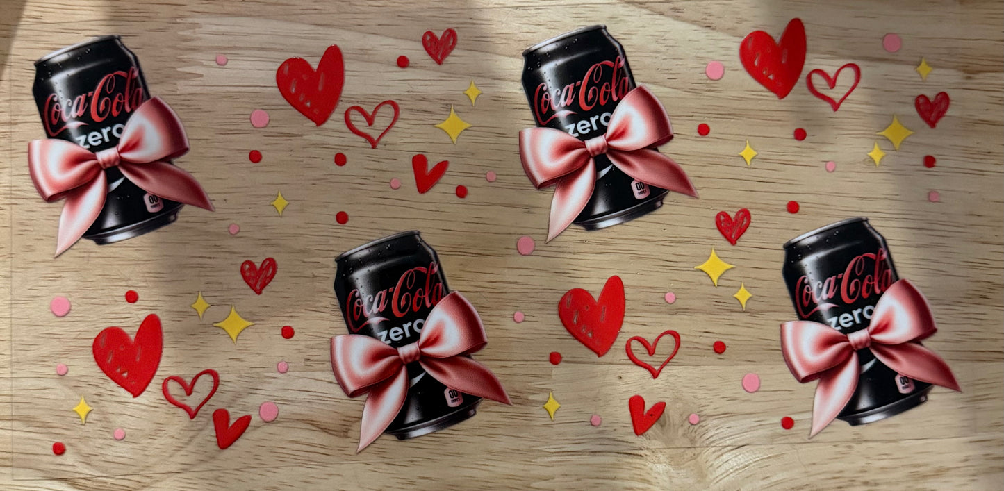 Heart Coke Zero UVDTF Wrap