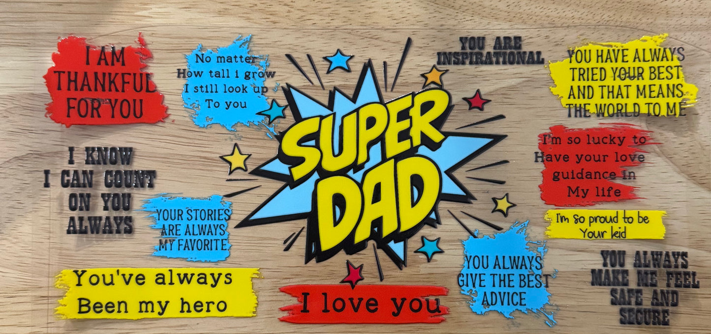 Father’s Day UVDTF Wrap