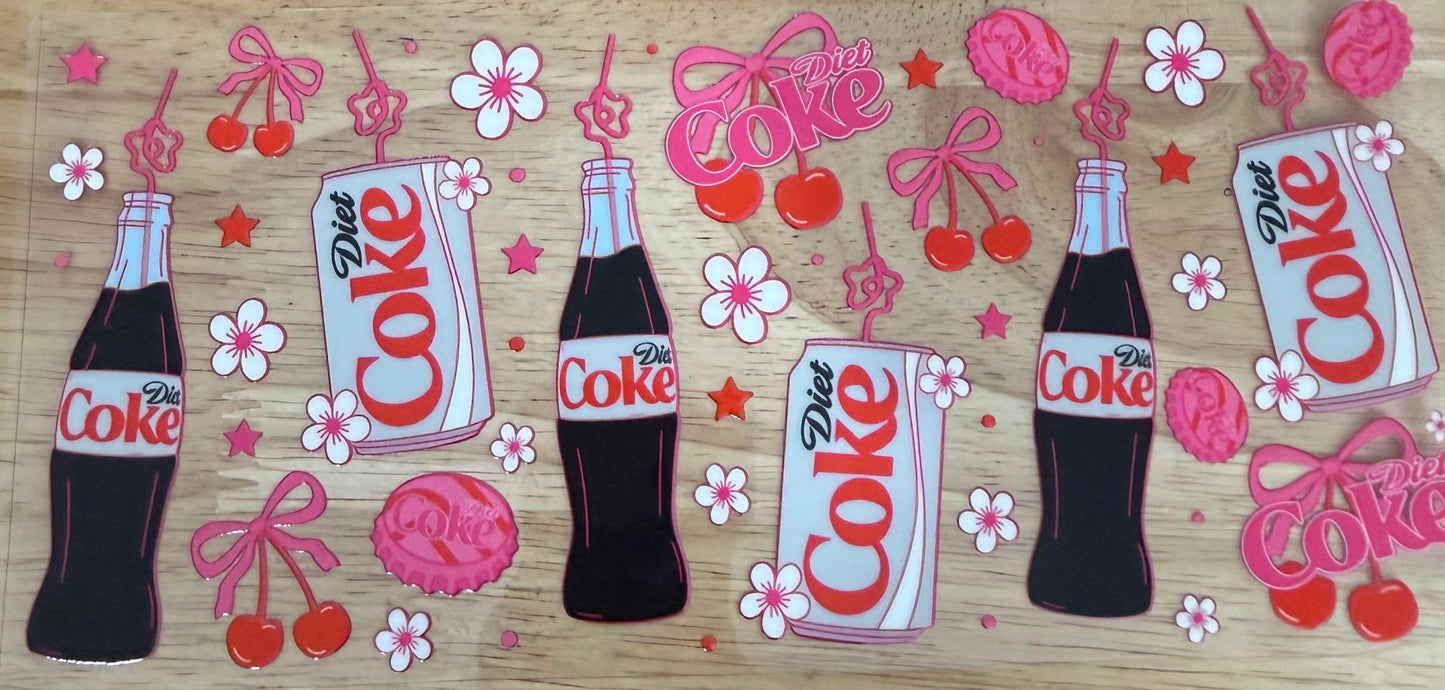 Diet Coke & Cherries UVDTF Wrap