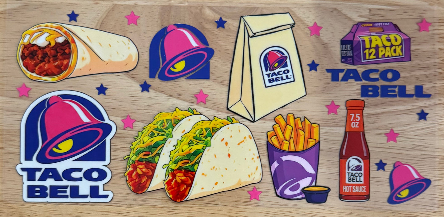 Taco Bell UVDTF Wrap