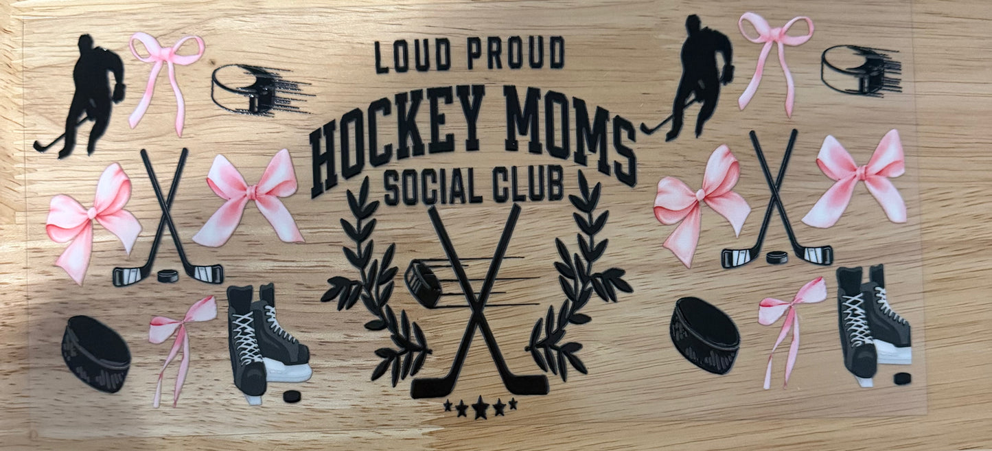 Proud Hockey Mom UVDTF Wrap