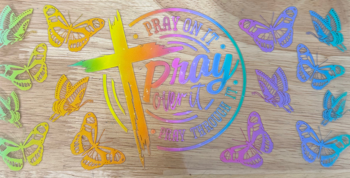 Pray Through It UVDTF Wrap