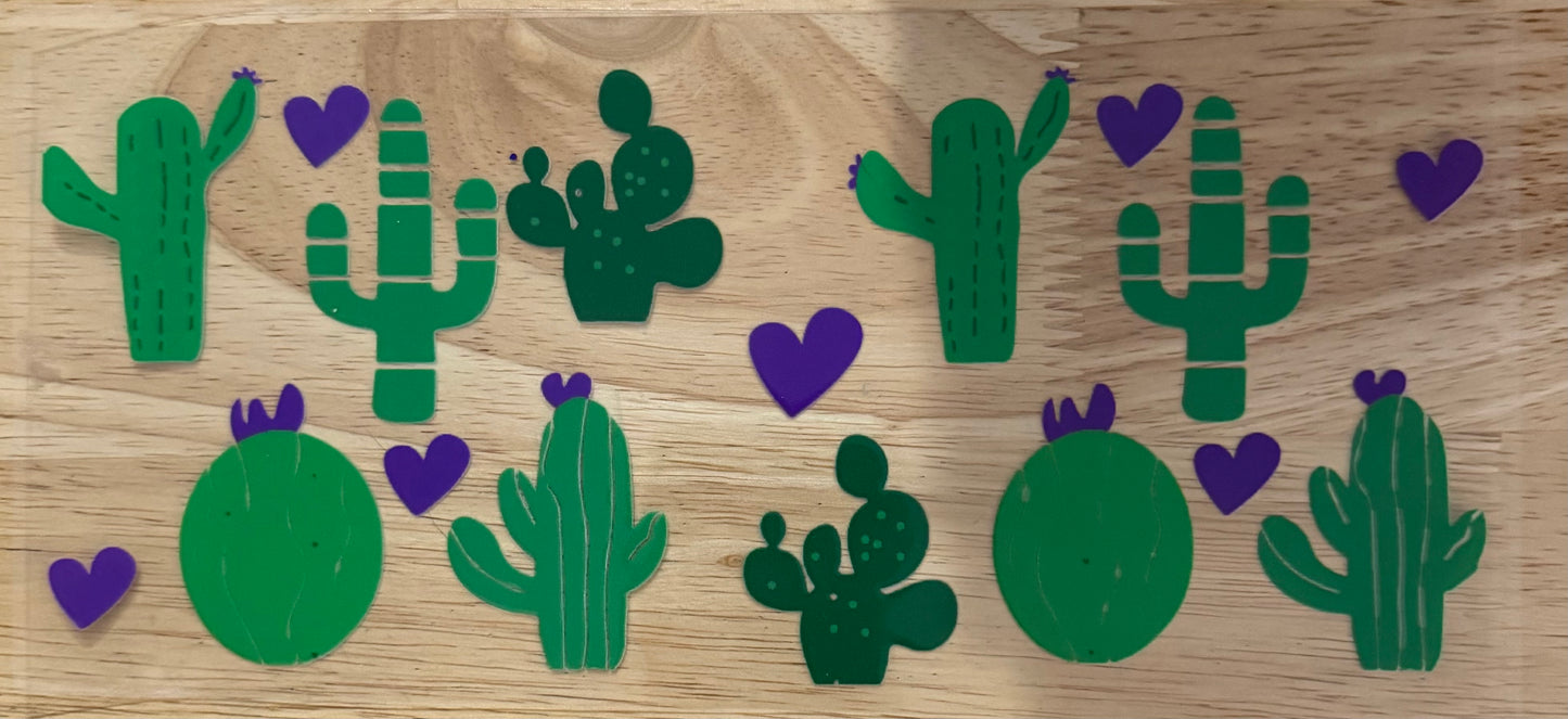 Green Cactus UVDTF Wrap