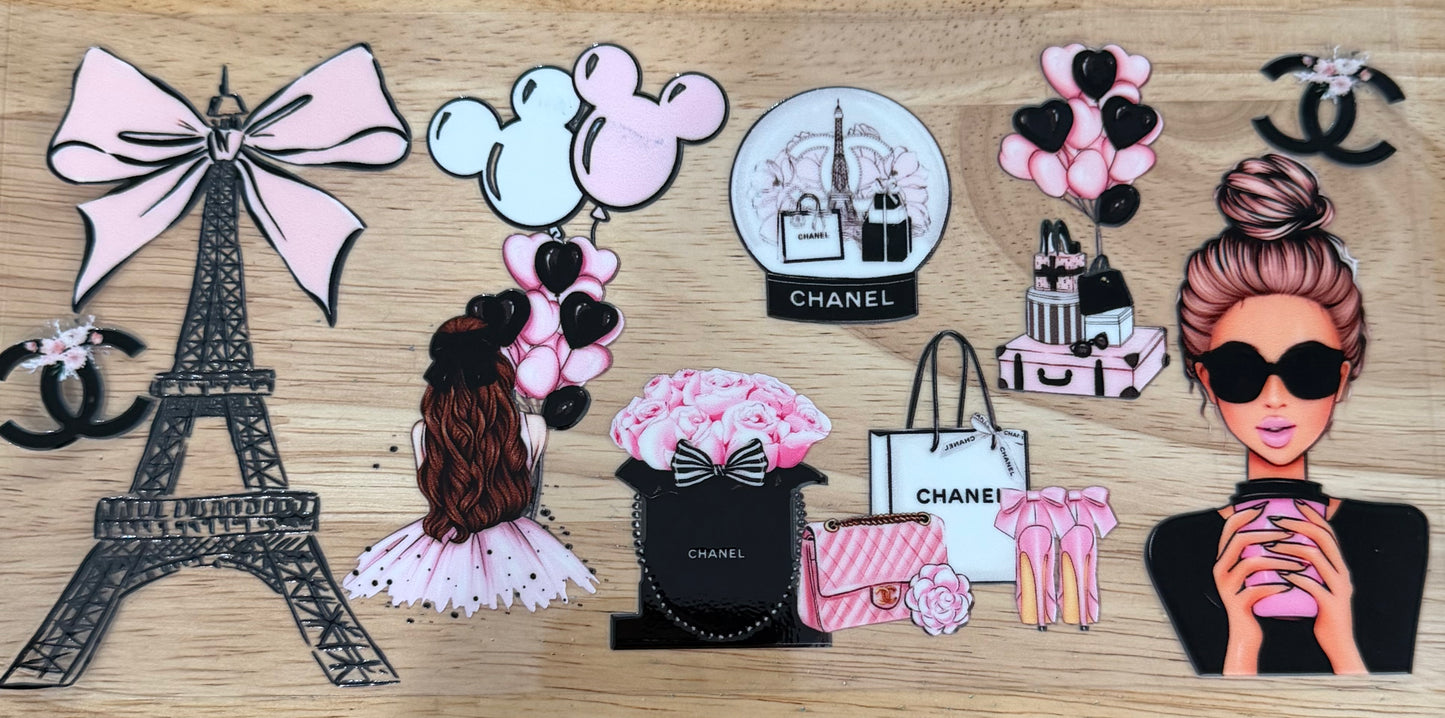 Pink Girly UVDTF Wrap
