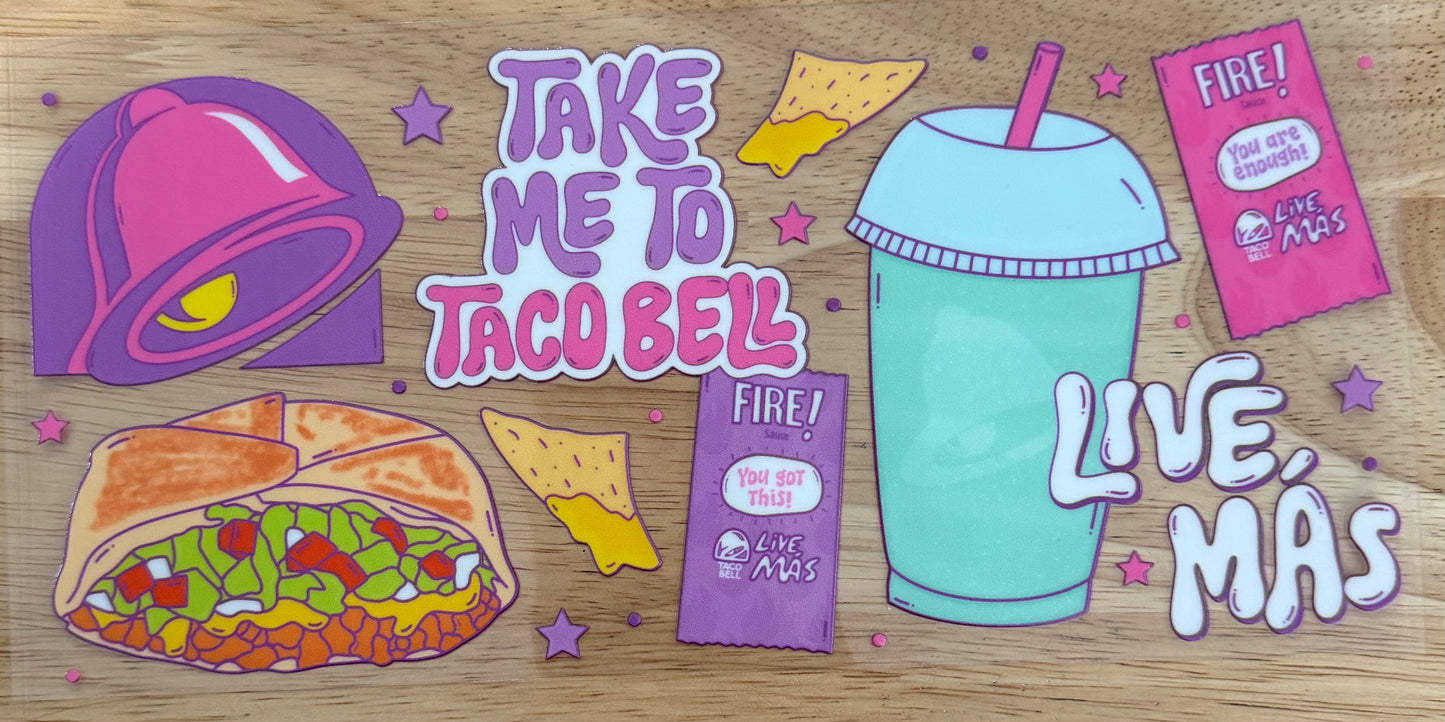Taco Bell UVDTF Wrap