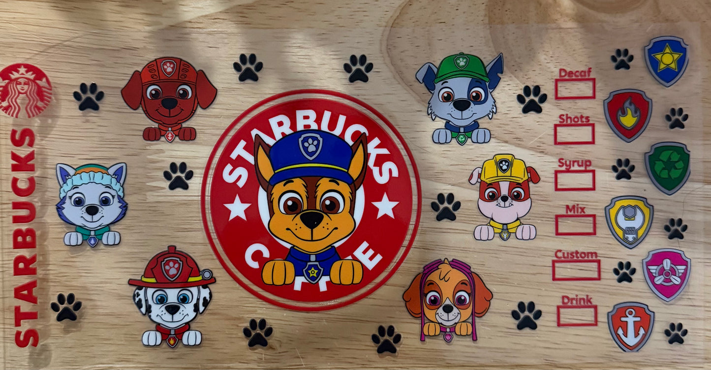 Paw Starbies UVDTF Wrap