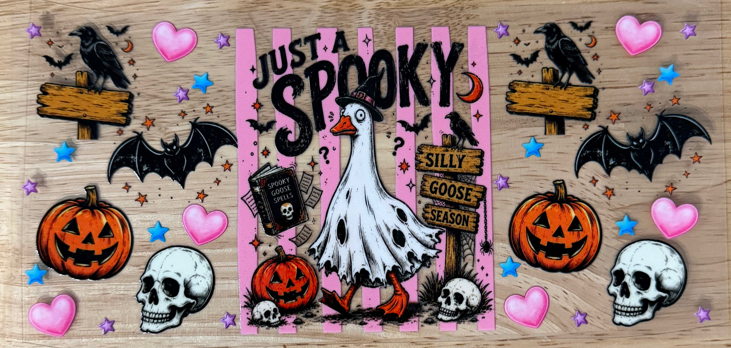 Spooky Goose UVDTF Wrap