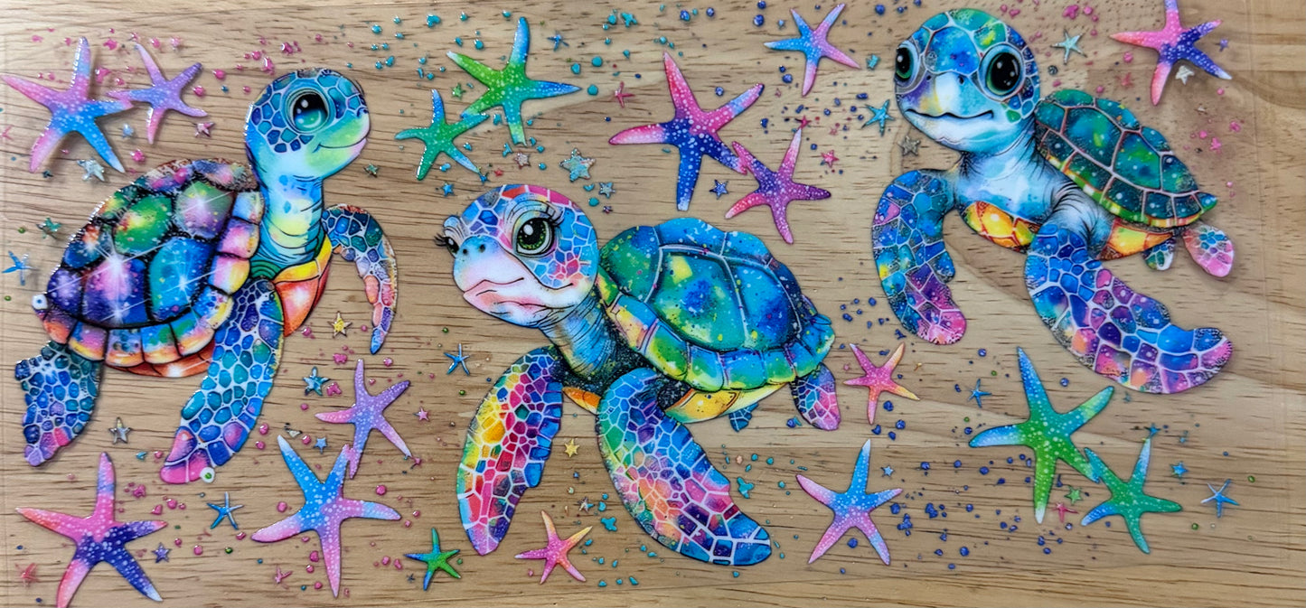 Sea Turtles UVDTF Wrap