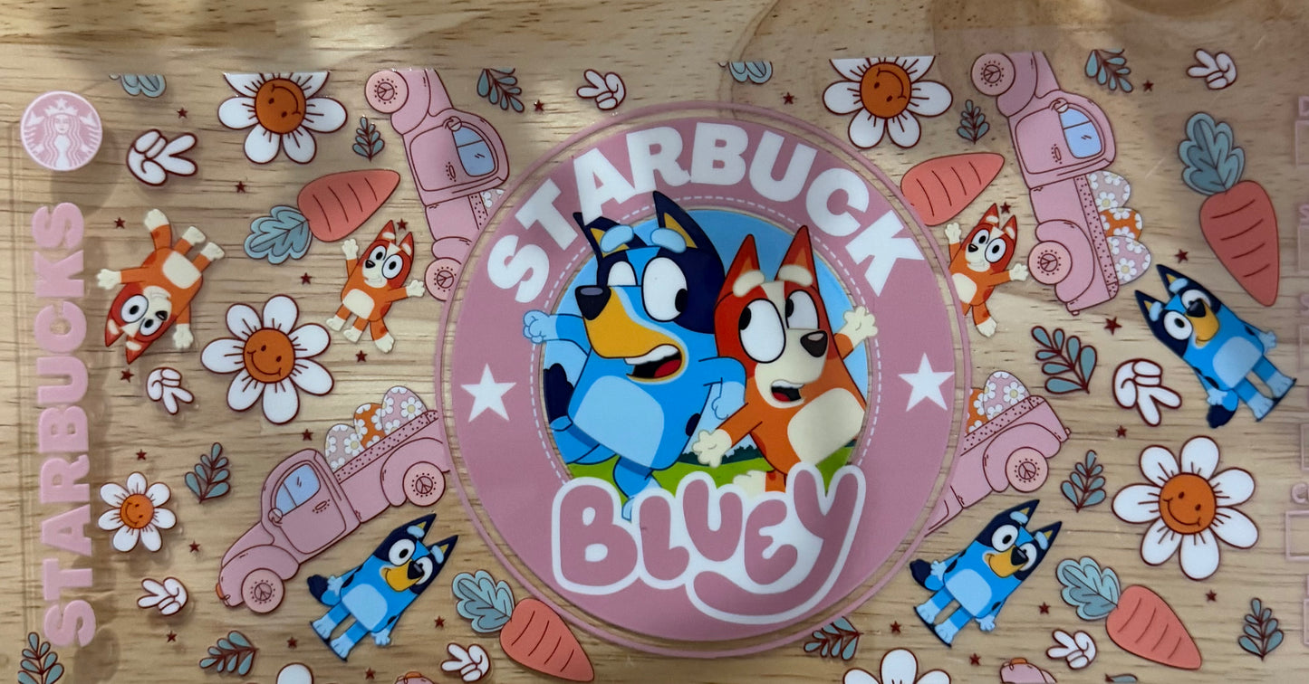 Blue Starbies UVDTF Wrap