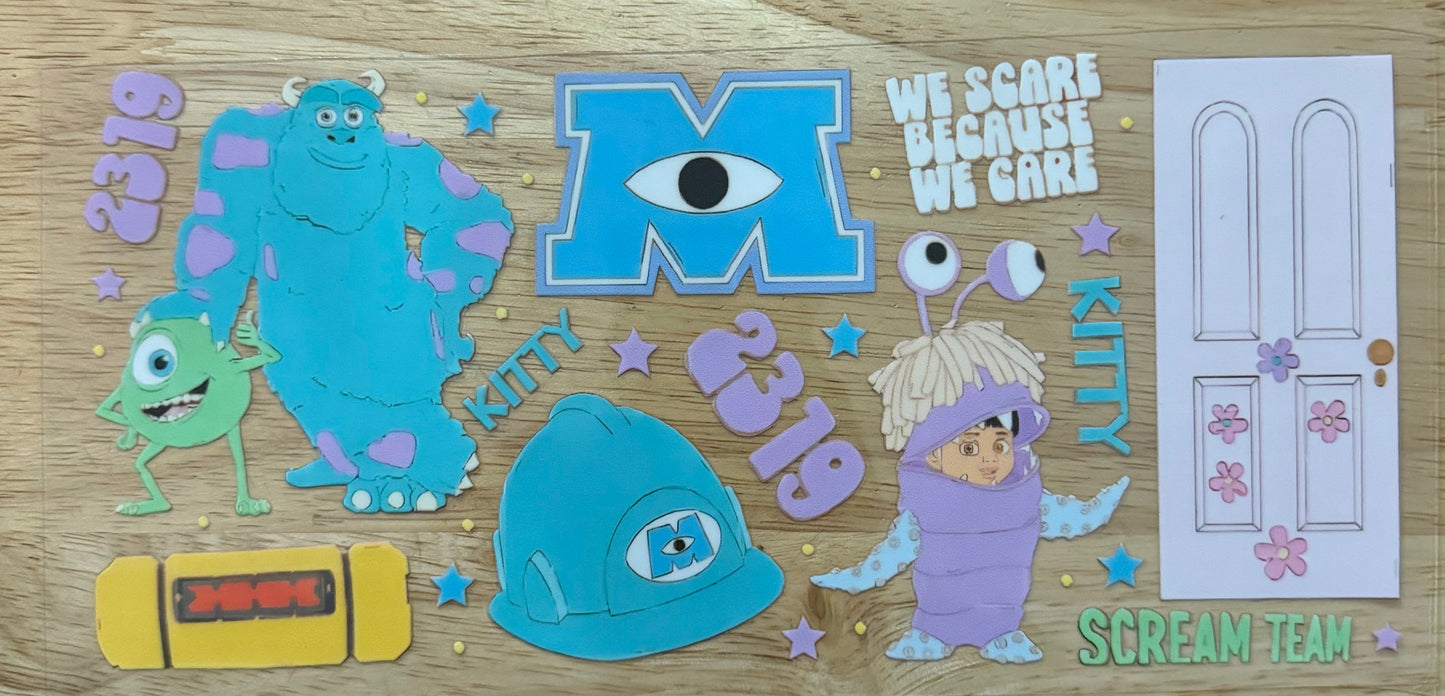 Monsters Inc UVDTF Wrap