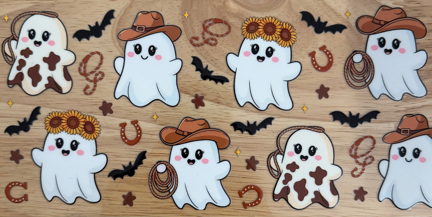 Western Sunflower Ghost UVDTF Wrap