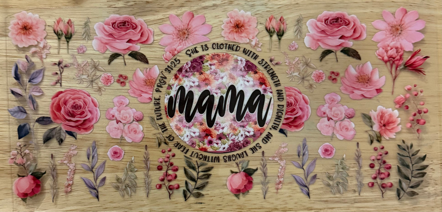 Mama Affirmations UVDTF Wrap