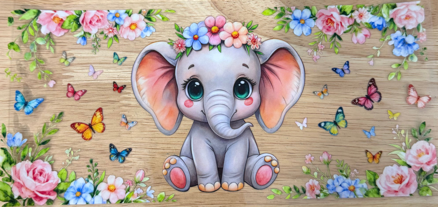 Baby Elephant UVDTF Wrap