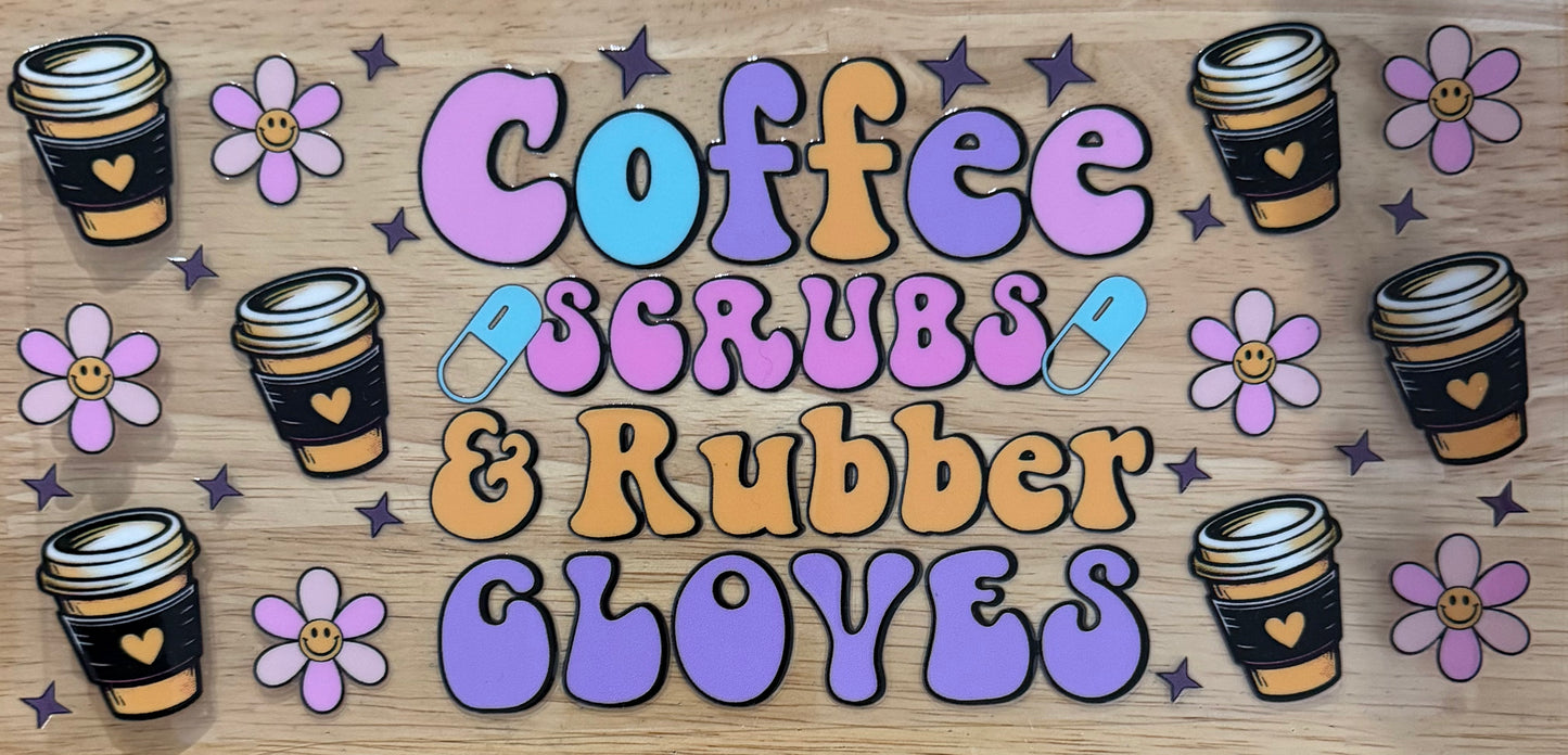 Coffee & Scrubs UVDTF Wrap