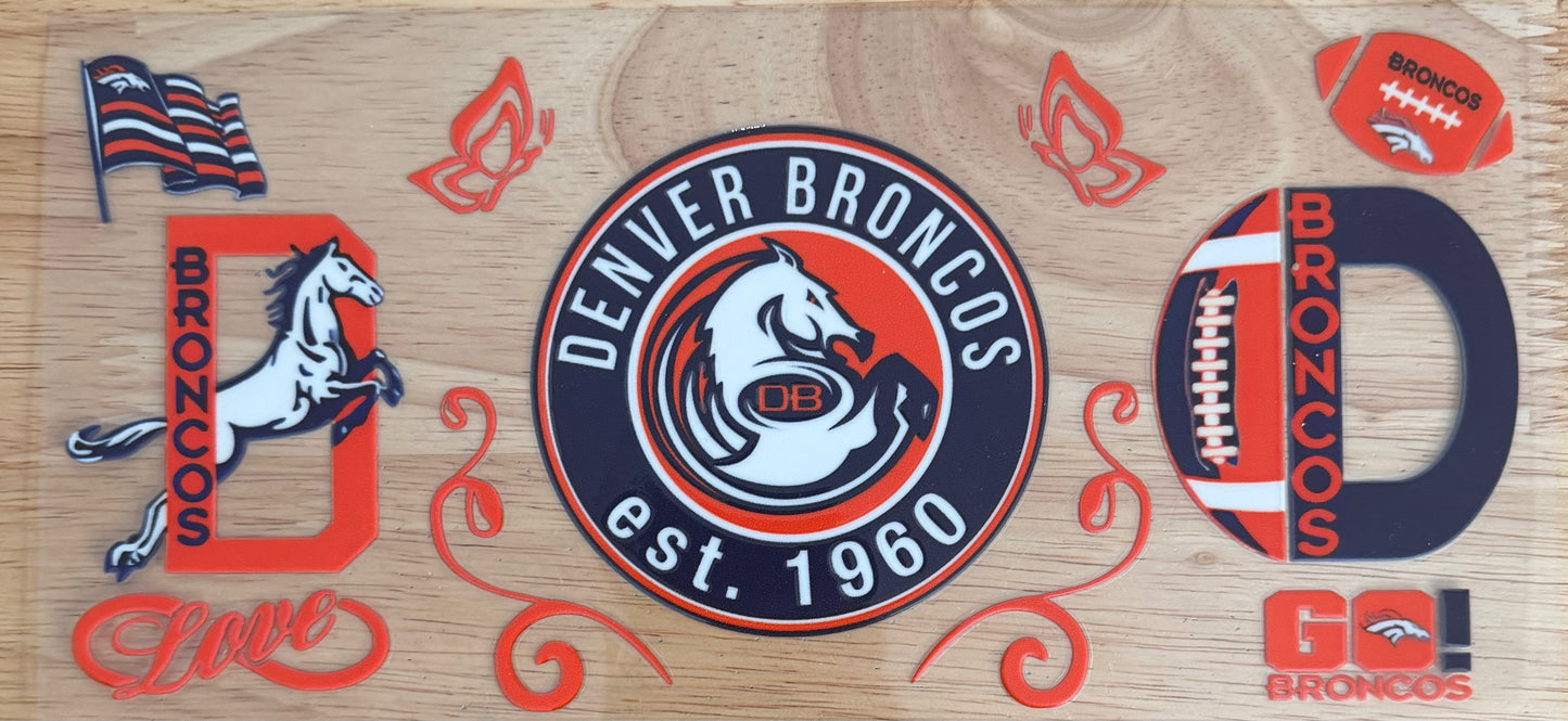 Denver Broncos UVDTF Wrap