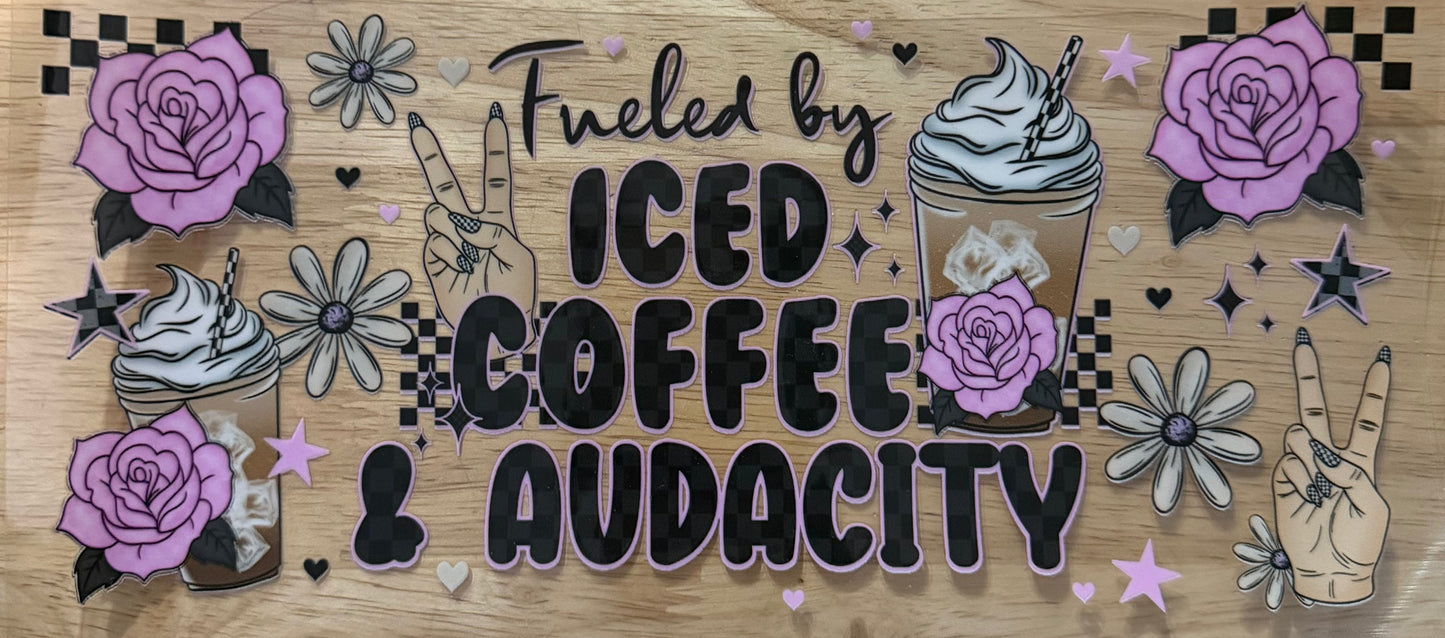 Iced Coffee & Audacity UVDTF Wrap