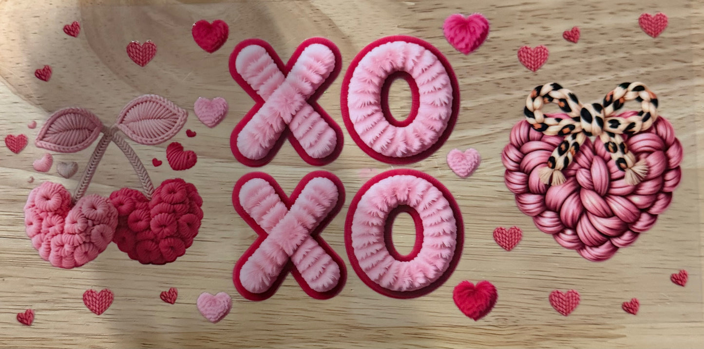 XOXO Valentine’s Day Yarn UVDTF Wrap