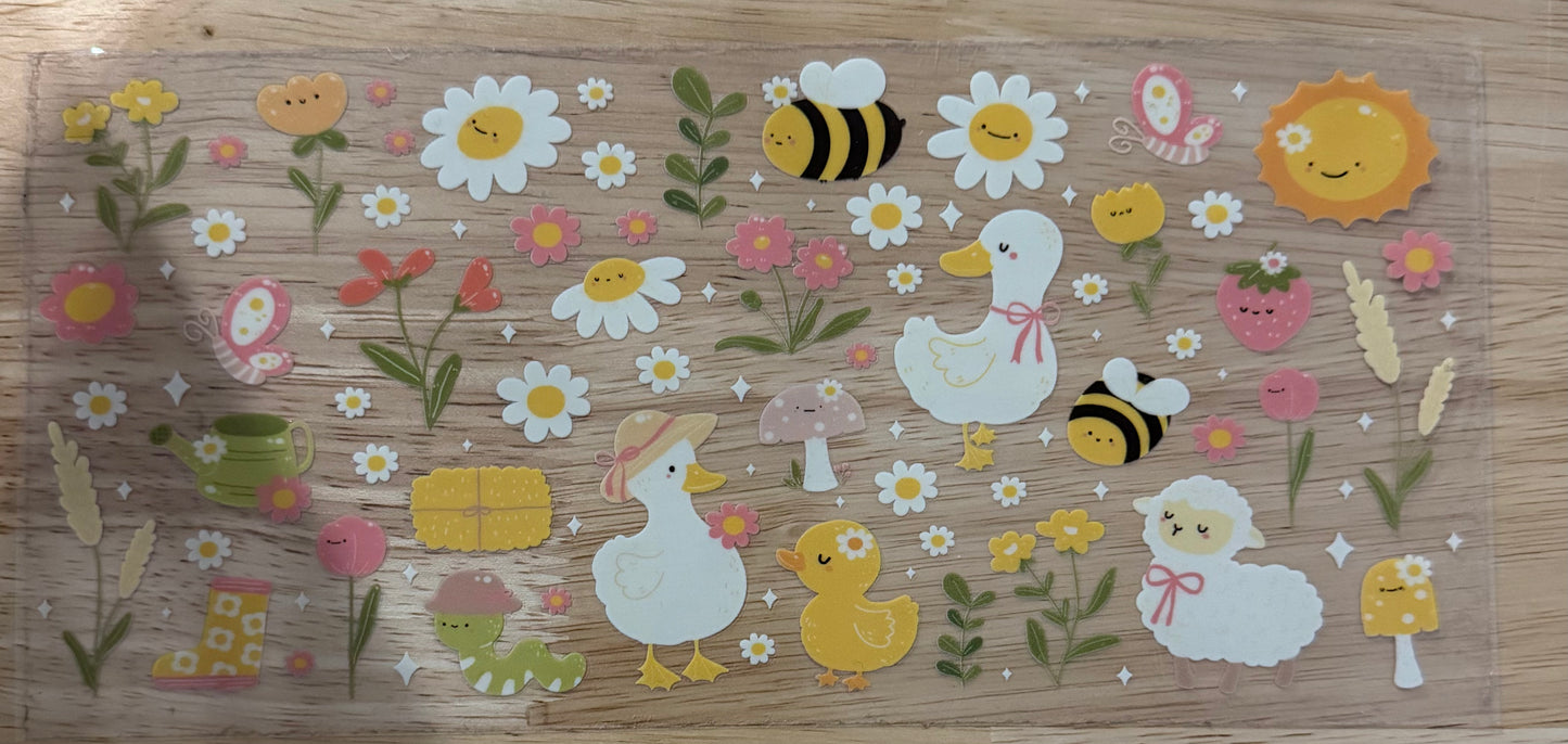 Ducks and Bees UVDTF Wrap