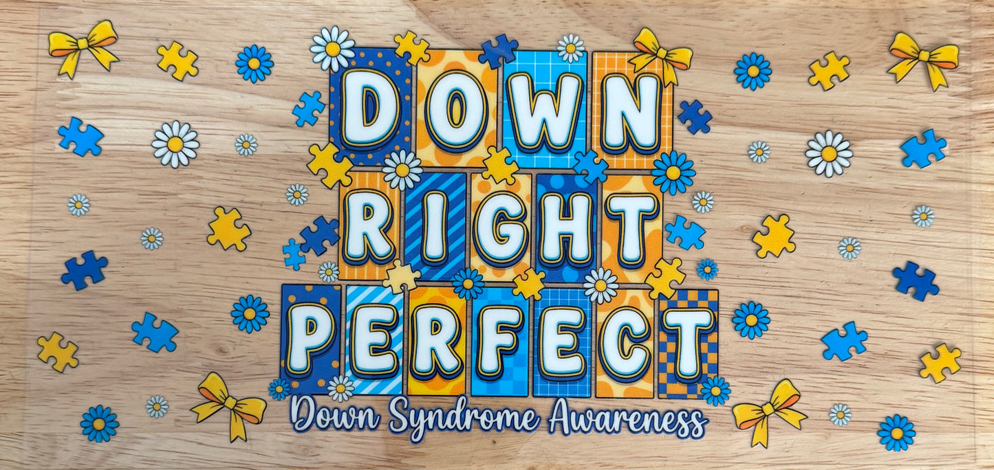 Down Syndrome UVDTF Wrap