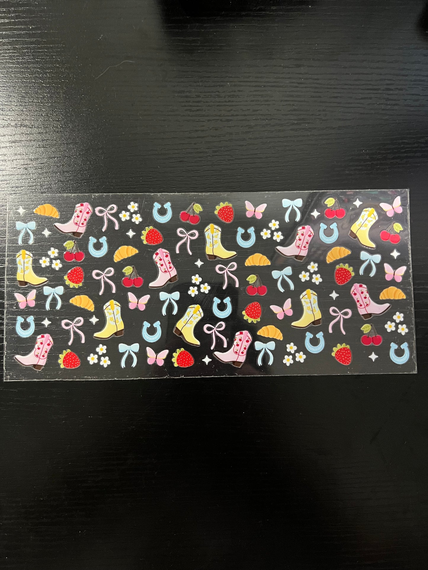 Cowboy Boots & Horseshoe Decal