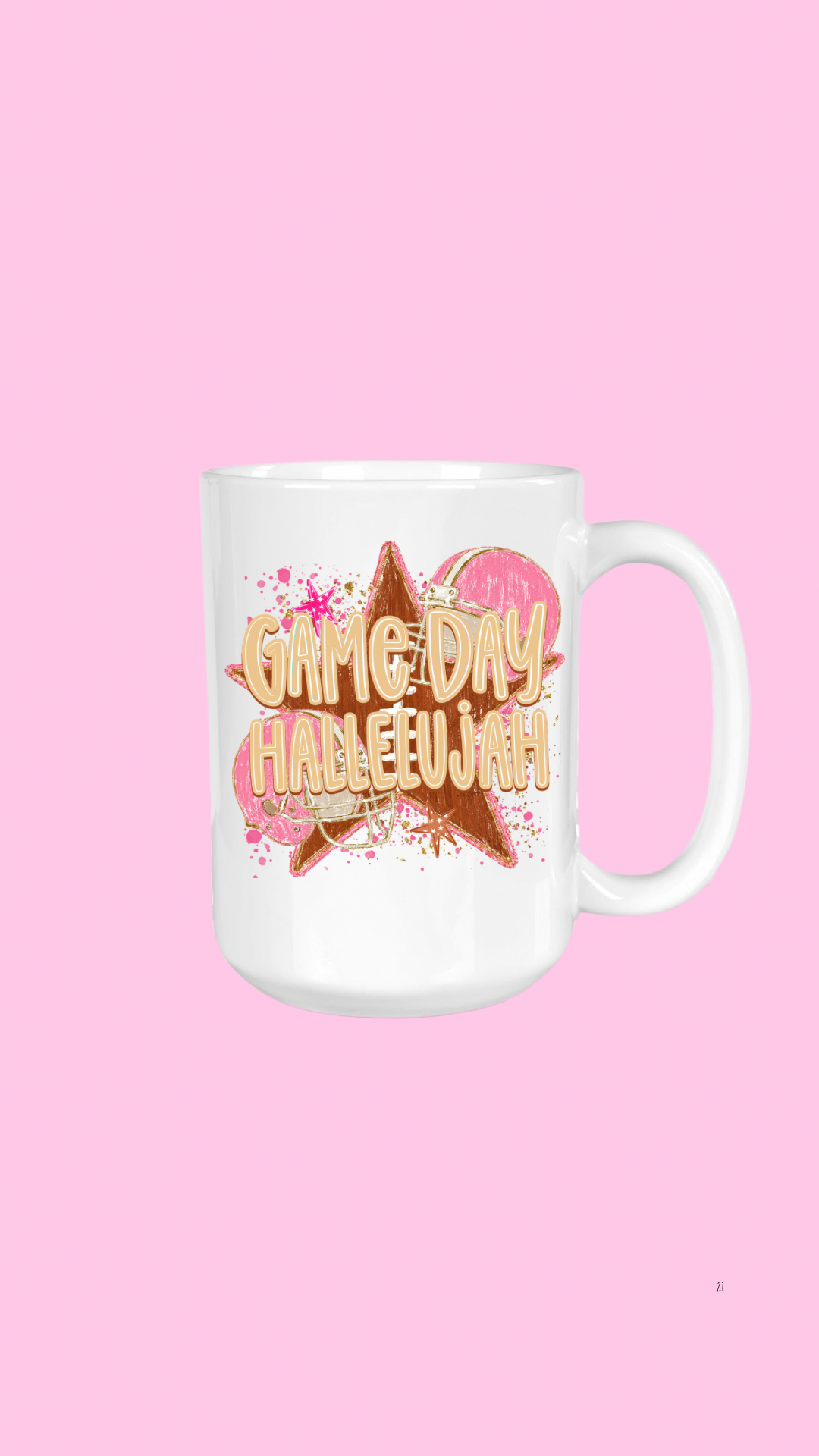 Game Day Hallelujah, 15oz Coffee Mug