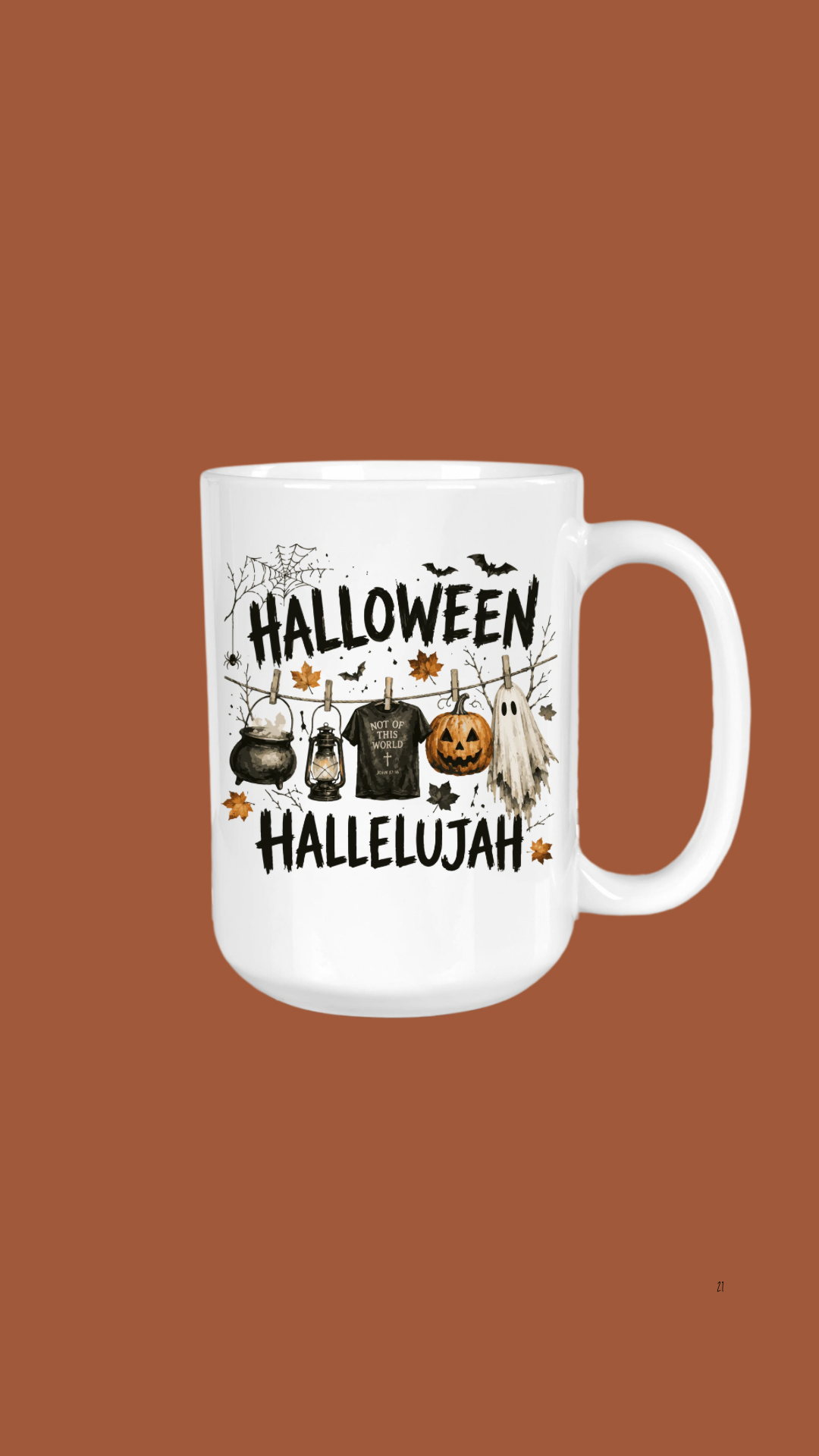 Halloween Hallelujah, 15oz Coffee Mug