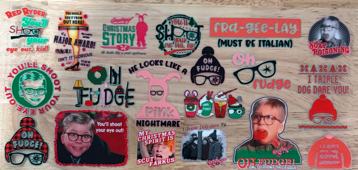 Christmas Story UVDTF Wrap