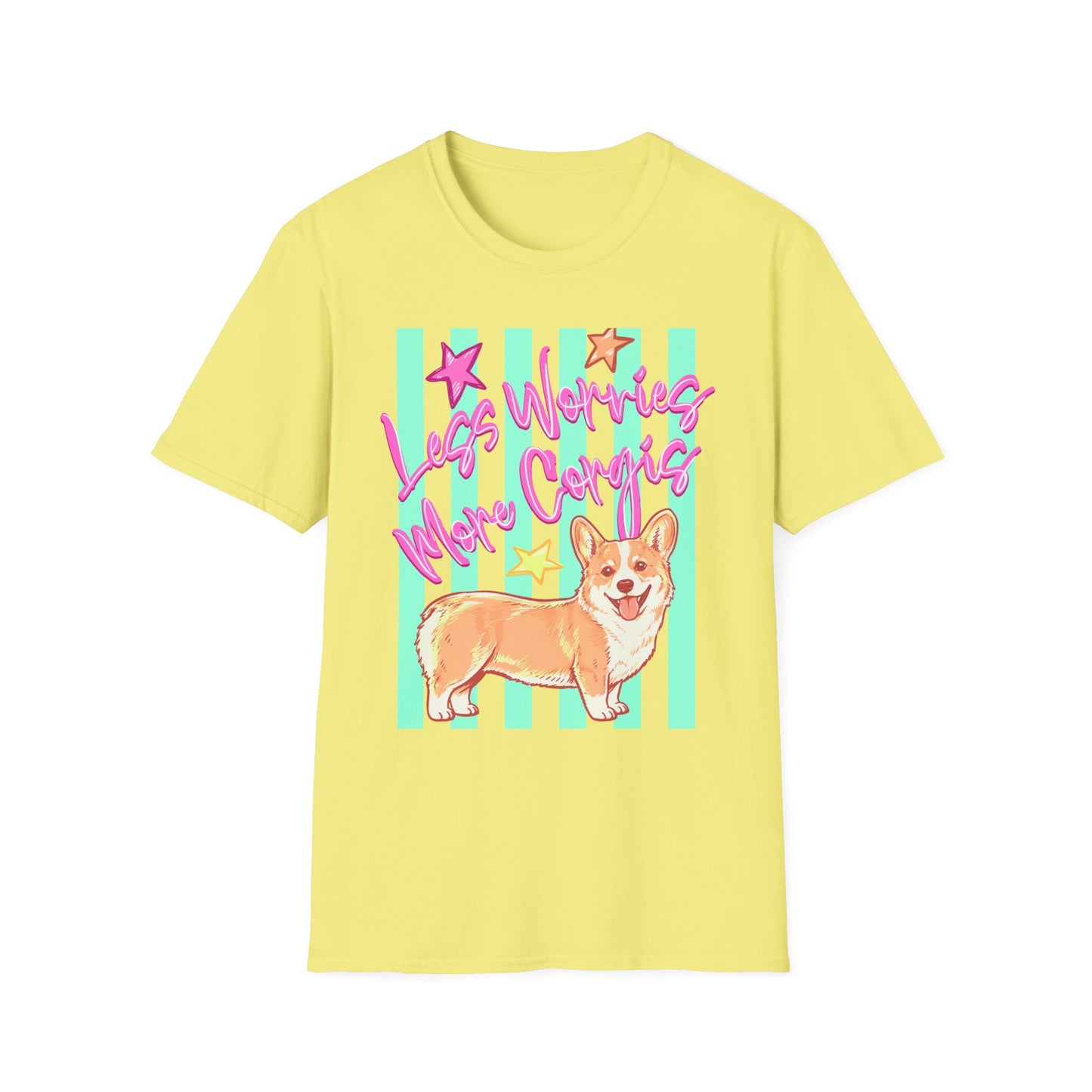 Less Worries More Corgis T-Shirt