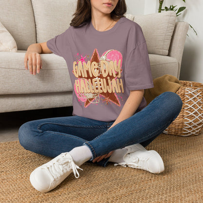 Game Day Hallelujah T-Shirt | Cheer Spirit Football Baseball