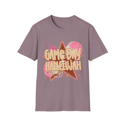 Game Day Hallelujah T-Shirt | Cheer Spirit Football Baseball