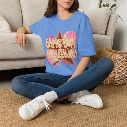 Game Day Hallelujah T-Shirt | Cheer Spirit Football Baseball