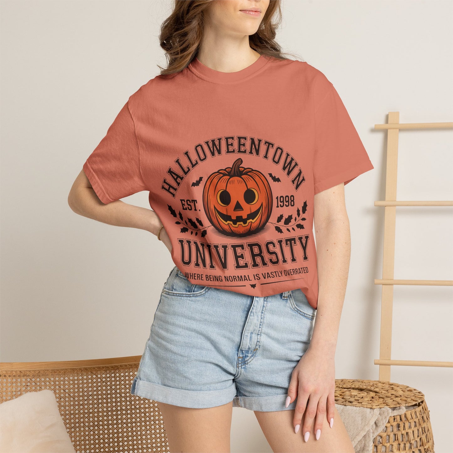 Halloweentown University Pumpkin Jack-O'-Lantern T-Shirt | Halloween
