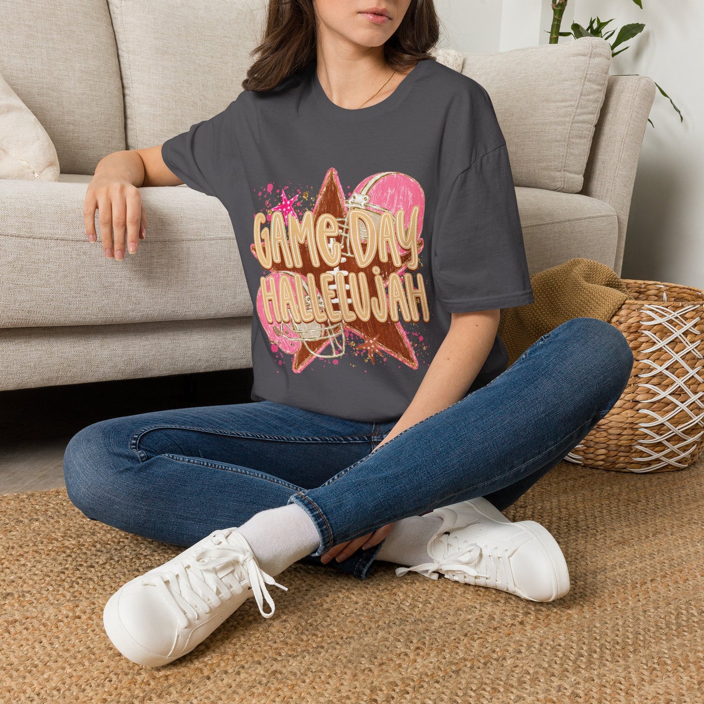 Game Day Hallelujah T-Shirt | Cheer Spirit Football Baseball